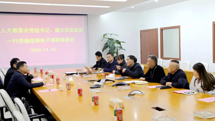 郴州市人大常委會(huì)黨組書記、副主任張愛國到炬神電子調(diào)研安全生產(chǎn)工作